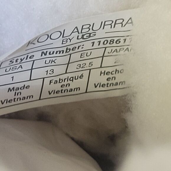 Koolaburra By Ugg Size 1 Bow Brown Suede Fur Kids Pull On Boots - Picture 6 of 7